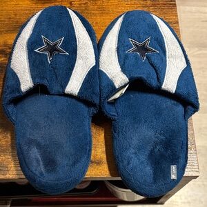 NFL Blue and White Men's Loafers